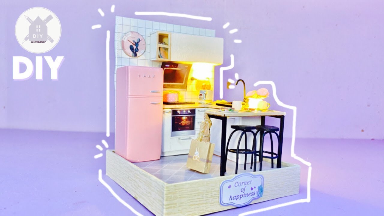 DIY Miniature Dollhouse Kit Taste of Life by Official DIY Dollhouse