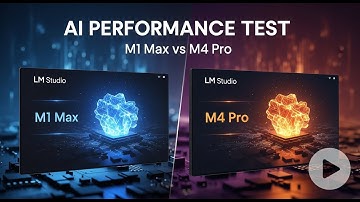 AI Performance test on Mac - M4 Pro vs M1 Max - LM Studio + OpenAI Whisper Tests  - 4K