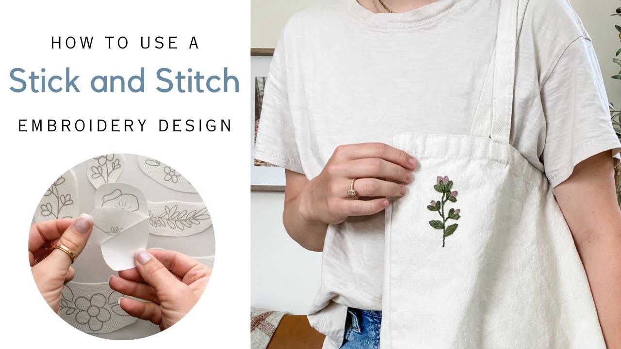 How to Use a Stick and Stitch Embroidery Design - Thread Unraveled ...
