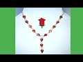 BEADED NECKLACE || HEART|| JEWELRY MAKING ||JOCELYN DIY CREATIONS