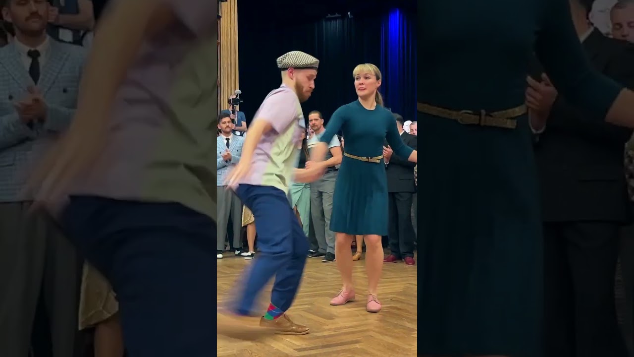 Rock That Swing 2023 Teachers Presentation Tanya (UKR) and Sondre (NOR) #Shorts #Swing #SocialSwing