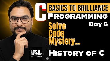 C Programming Full Course in Hindi | History of C Programming |Day 6 | By Deepraj Jangid Sir
