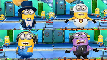 Minion Rush Mariarchi / Dj / Baby / Disguised room 1-4 android gameplay walkthrough ios android