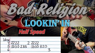 How To Play &quot;Lookin&#39; In&quot; by Bad Religion  - Guitar Lesson (with guitar tab!)