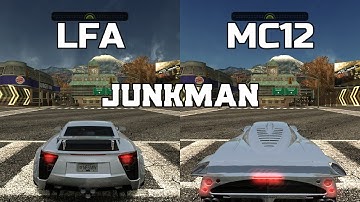 Lexus LFA vs Maserati MC12 - NFS MW Redux V3 - WHICH IS FASTEST ?
