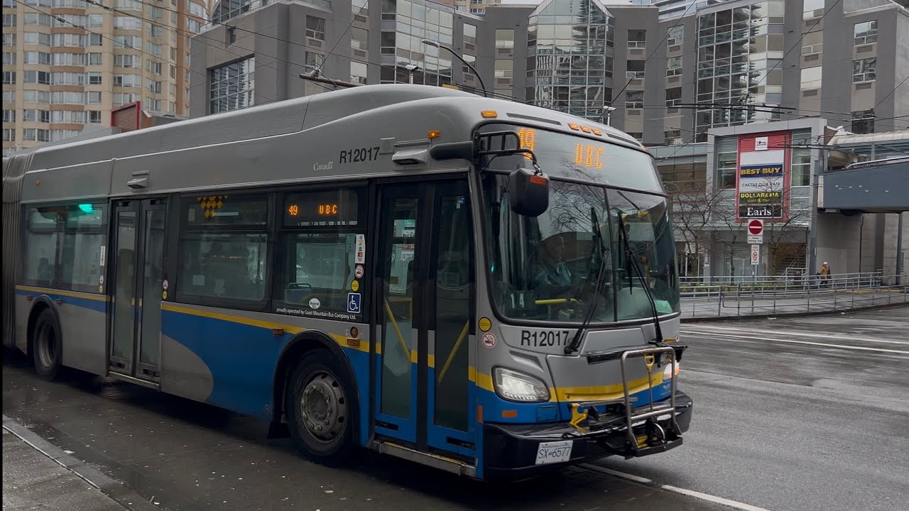 TransLink New Flyer XDE60 bus 49 UBC 