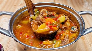 Знаменитый венгерский гуляш! Вкусно, сытно, аппетитно!