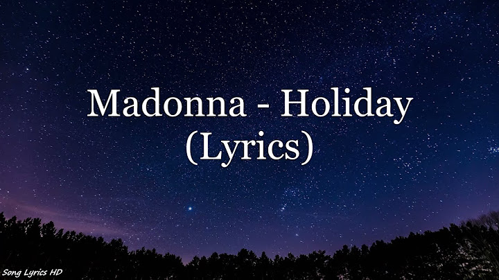 Holiday Lyric Video version - Lyric Video performance video thumbnail