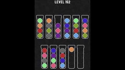 Ball Sort Puzzle Level 152 SOLVED