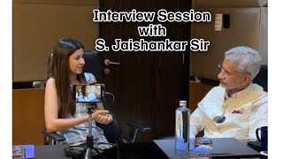 मी भेटले परराष्ट्र मंत्री एस. जयशंकर सर यांना || Small interview session with S Jaishankar Sir ||