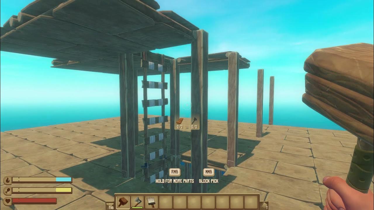 What happens if you break all but one plank Raft YouTube