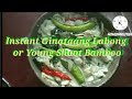 Instant Ginataang Labong or Young Shoot Bamboo