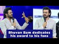 Bhuvan Bam dedicates his award to his fans