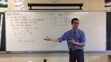 Ratio Problems (Solving by Two Methods)