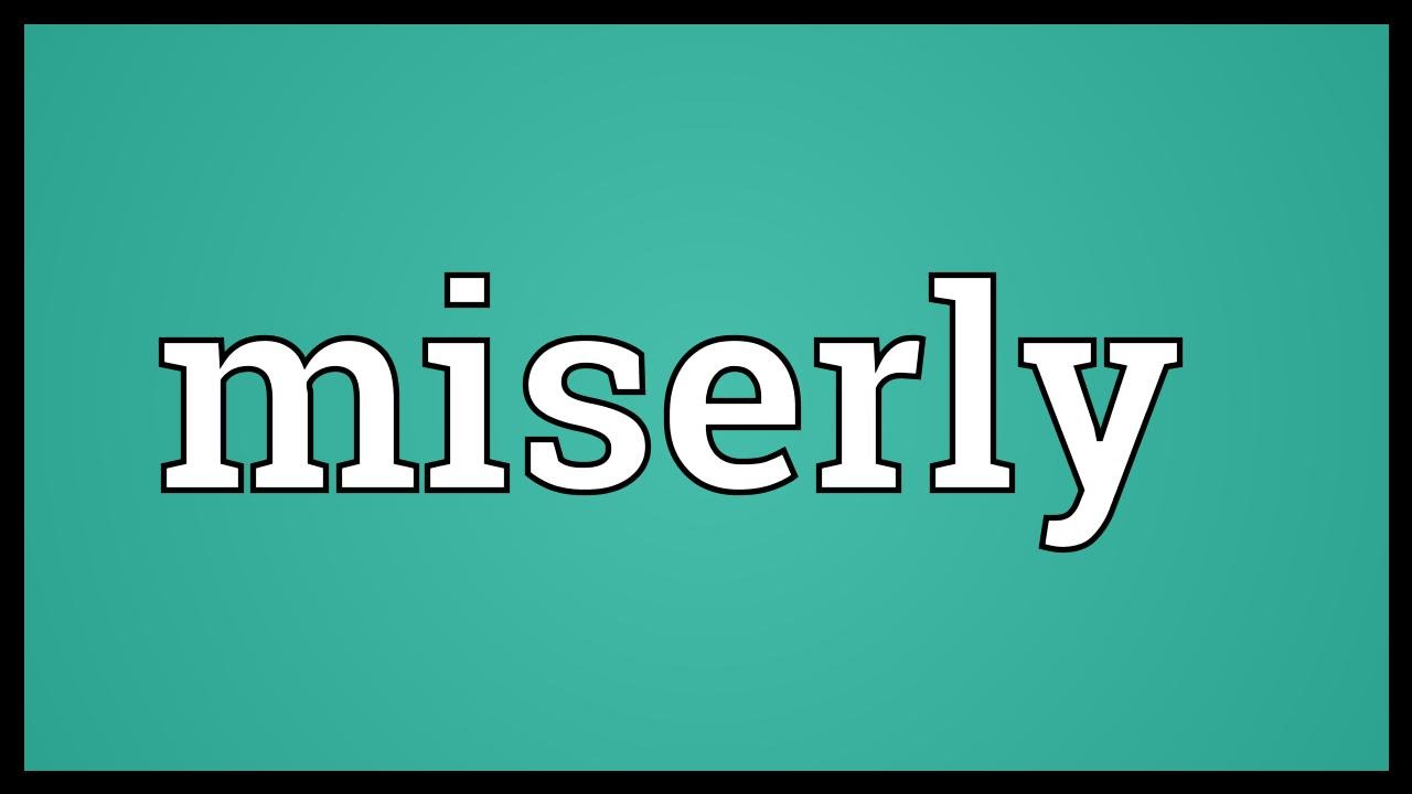 Miserly Meaning