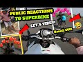 Superbike Public &amp; Shocking Reactions😍Benelli 600i Loudest Exhaust Ever | Lets Vibe!😂