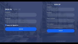 Create A Signup And Login Form | HTML And CSS