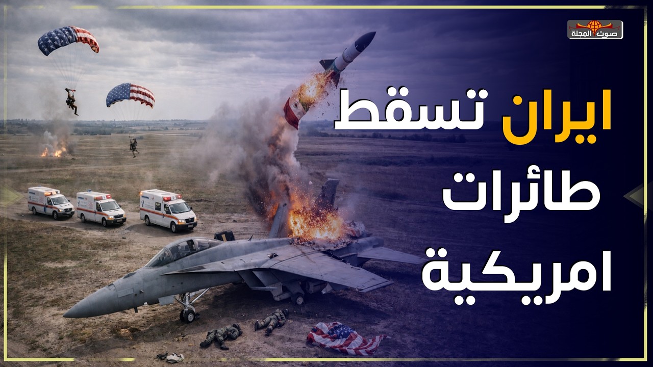 شاهد المقاتلة الأميركية التي سقطت في الكويت من طراز F15 أو F/A18