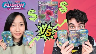 We Each Open Fusion Strike Mini Tins. Can We Pull GENGAR? @pikachingus