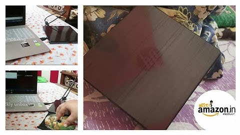 Hp External USB DVD-RW Drive /   F6V97AA#ACJ (Unboxing)