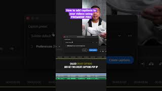 How to add captions to your videos using Premiere Pro