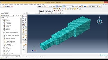 Abaqus meshing Tutorials - Meshing of Stepped Bar in Abaqus