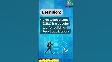 Create React App | react course in chennai | kaashiv infotech reviews #career #react