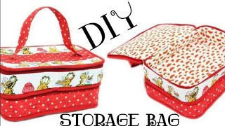 POUCH BAG IDEA // Storage Bag Tutorial Cut // WITH EASY WAY // DIY