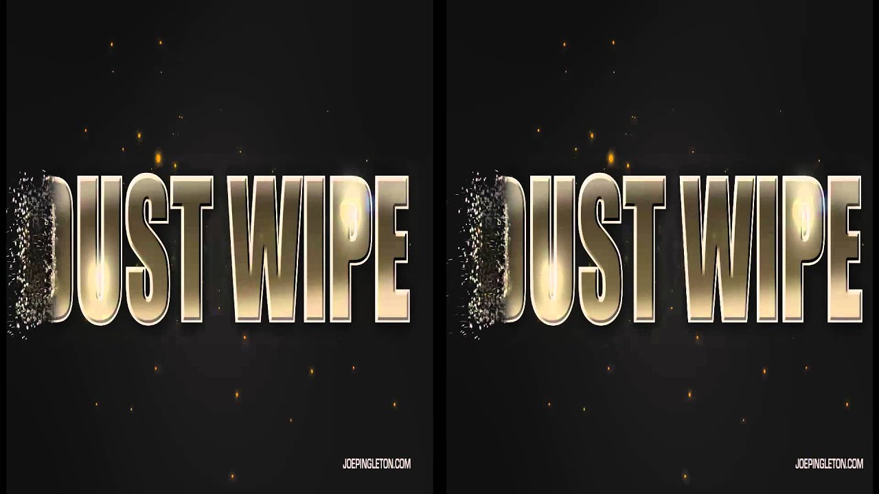 CC Particle World Text Transition Experiment 3D - YouTube