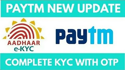 How To Do Paytm KYC At Home ? | How to do paytm kyc online ? | Paytm kyc kaise kare ? | By A to Z