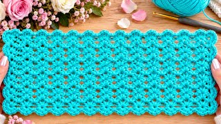 WOW!❤️Easy & Beautiful Crochet Stitch! Beginner Friendly, Stunning 3D Blanket Pattern
