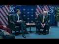 President Trump Participates in a Greeting with the Secretary General of NATO