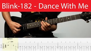 Blink-182 - Dance With Me Guitar Cover With Tabs And Backing Track