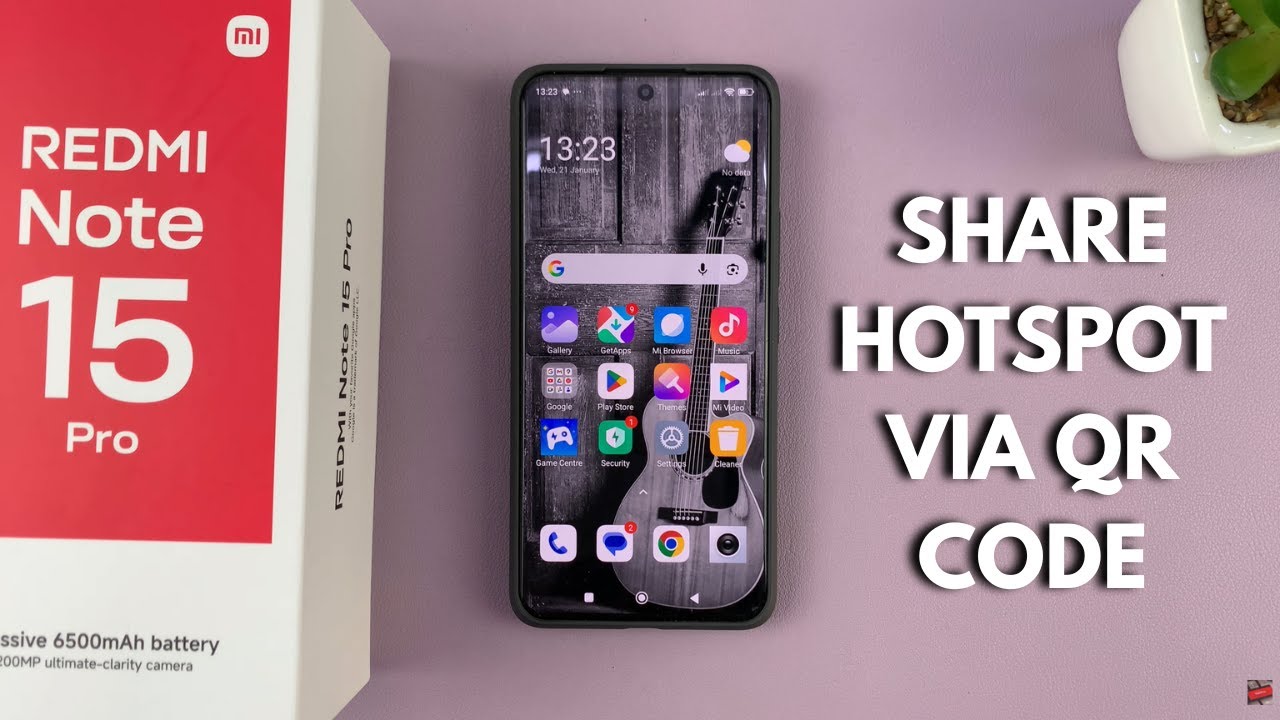 Red Note Qr Code How To Easily Share Redmi Note 15 Pro Hotspot via QR Code - YouTube