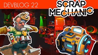 NEW caves, Battery Generator, UNDERGROUND Buildings and MORE! - Scrap mechanic devblog 22 review