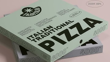 Download Pizza Box Mockup Stock Graphics