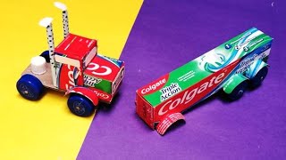 Como Hacer un Carro de Carton / How to make a cardboard cart