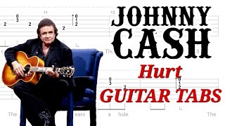 Johnny Cash - Hurt GUITAR TABS | Cover | Tutorial | Lesson