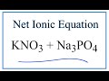 Net Ionic Equations and Solubility