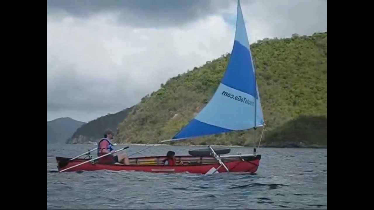 Sail Kit for Your Canoe, from SailboatsToGo - YouTube