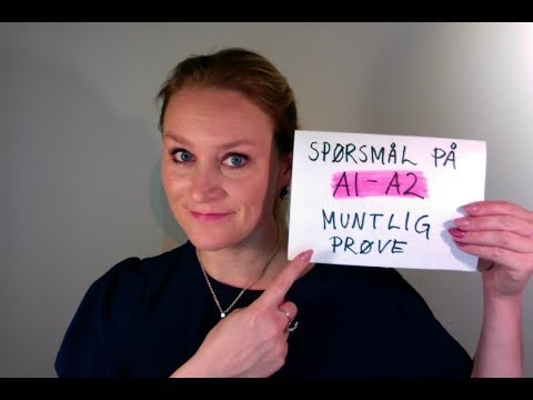 Video 225 Norskprøve muntlig A1-A2 spørsmål