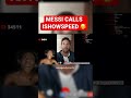 MESSI calls IShowSpeed Live… #ishowspeed #messi #shorts