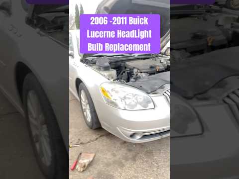 How To Replace A Headlight Bulb On A 2006-2011 Buick Lucerne #buick #mechanic #cars #headlight