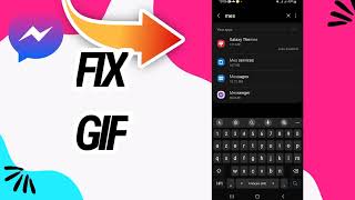 How To Fix And Solve Gif On Messenger App screenshot 1