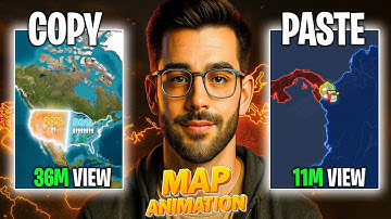 Create Viral Map Animation with AI - 100% Free & Monetizable