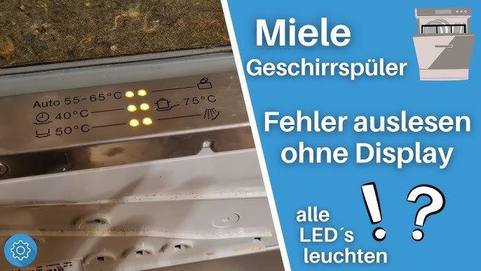Miele Geschirrspuler Reset Tastenkombination