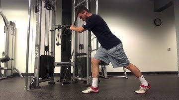 Split-Stance High to Low Cable Chop