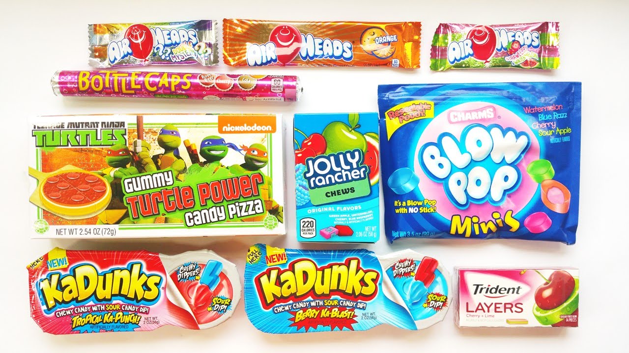 A Lot Of New Yummy Candy - Youtube