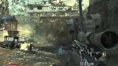 Epic Jump Off 360 Quickscope Wall Bang MW3