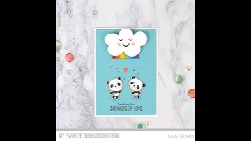 Clip of interactive rainbow slider card